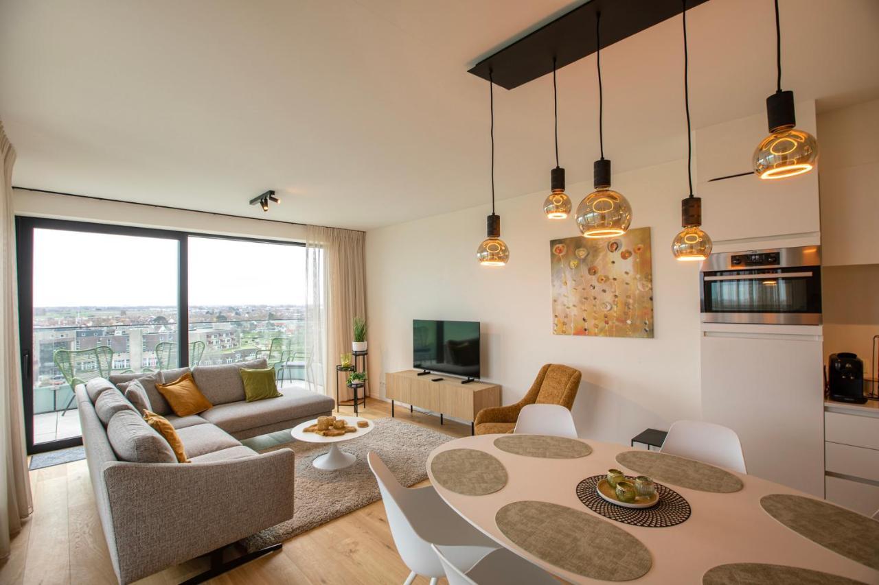 Modern En Gezellig Appartement Vlak Aan Het Strand Blankenberge Exteriör bild